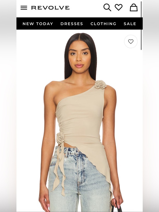 REVOLVE Tops - REVOLVE WEWOREWHAT Y2K Asymmetrical Rose Top